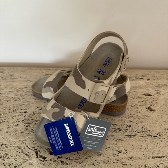 Birkenstock Milano Soft Footbed Birko-Flor Sandals. MSRP $120 - Picture 8 of 17